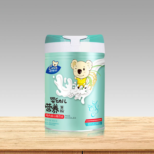 嚶嚶噯嬰幼兒營(yíng)養(yǎng)米粉-雞內(nèi)金山楂百合 罐裝