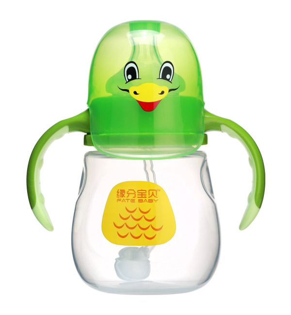 緣分寶貝卡通系列奶瓶3010-綠色