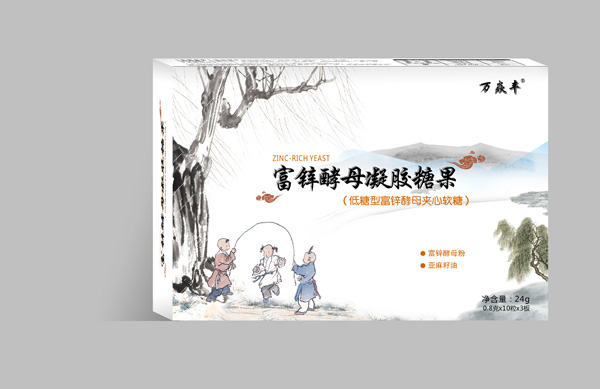 萬焱豐富鋅酵母凝膠糖果