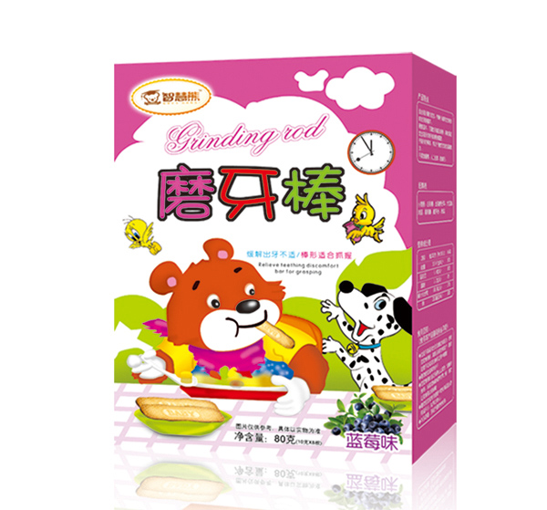 智慧熊磨牙棒 藍(lán)莓味 盒裝