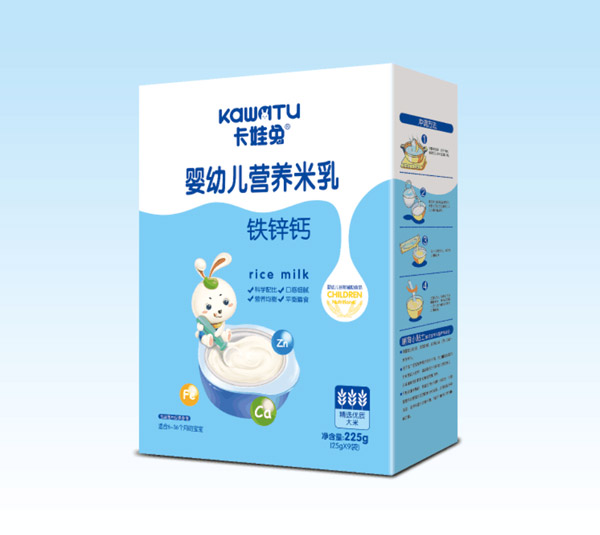 卡娃兔嬰幼兒營養(yǎng)米乳-鐵鋅鈣盒裝