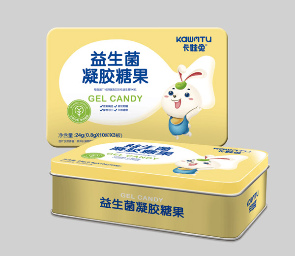 卡娃兔益生菌凝膠糖果