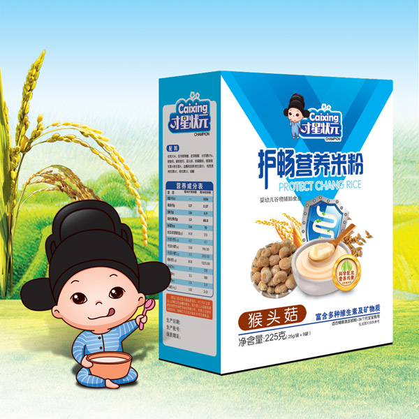 才星狀元護(hù)暢營養(yǎng)米粉-猴頭菇盒裝