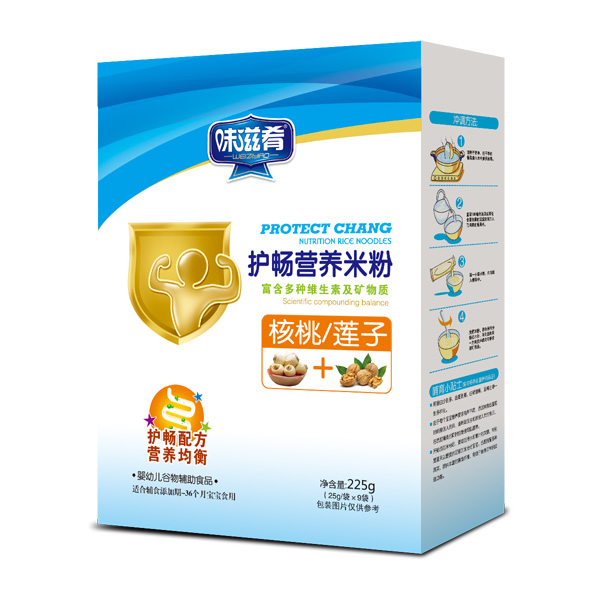 味滋肴護暢營養(yǎng)米粉-核桃蓮子盒裝