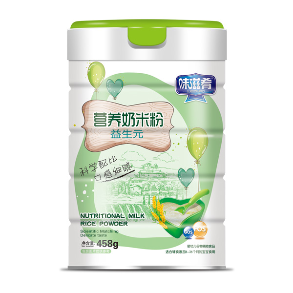 味滋肴營(yíng)養(yǎng)奶米粉-益生元罐裝