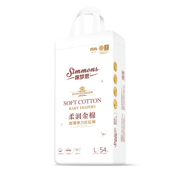 席夢(mèng)思柔潤(rùn)金棉超薄彈力拉拉褲L54