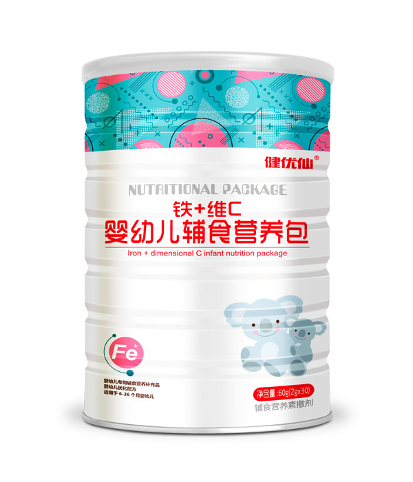 健優(yōu)仙鐵+維C嬰幼兒輔食營養(yǎng)包