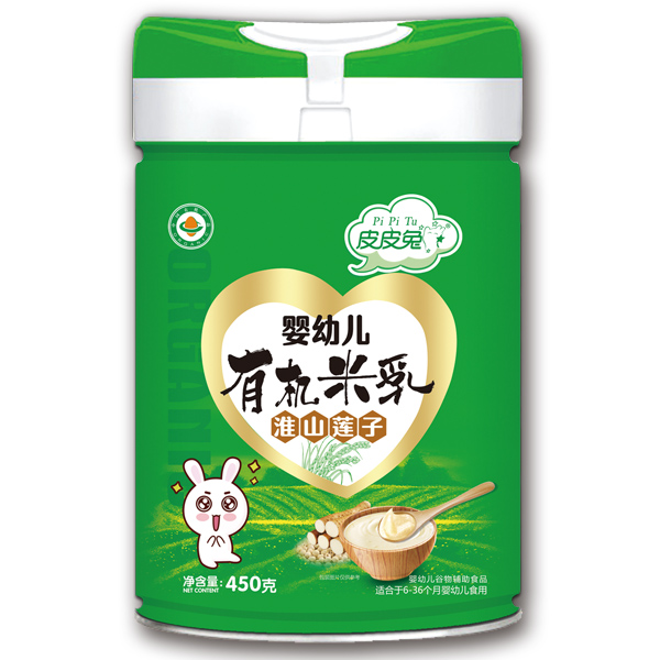 皮皮兔嬰幼兒有機米乳-淮山蓮子