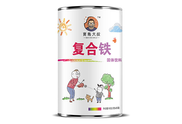 寶島大叔復合鐵固體飲料