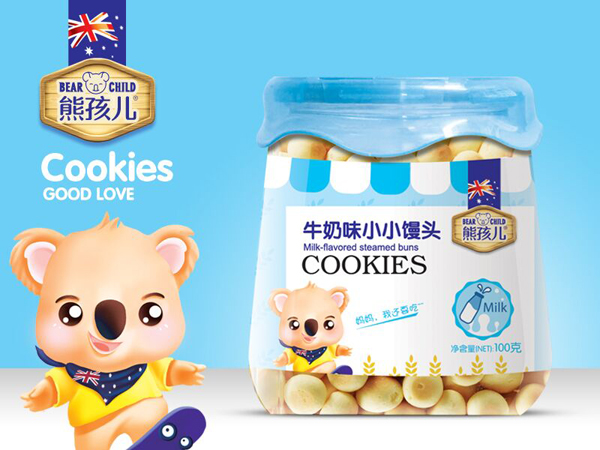 熊孩兒牛奶味小小饅頭
