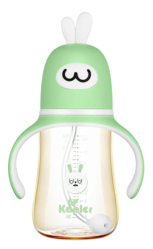 康喂兒趣萌兔PPSU 寬口奶瓶260ML 綠色.jpg 康喂兒趣萌兔PPSU 寬口奶瓶260ML 綠色.jpg