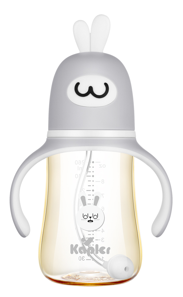 康喂兒趣萌兔PPSU 寬口奶瓶260ML 灰色.jpg 康喂兒趣萌兔PPSU 寬口奶瓶260ML 灰色.jpg