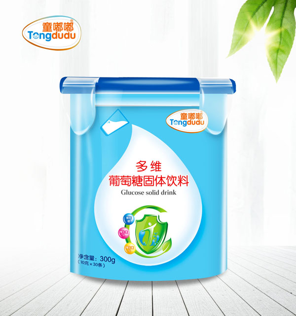 童嘟嘟多維葡萄糖固體飲料 樂扣裝