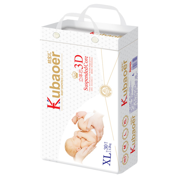 酷寶兒3D立體芯紙尿褲XL30