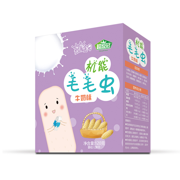 超級(jí)冠機(jī)能毛毛蟲(chóng)餅干(牛奶味)