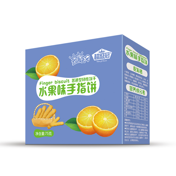 超級(jí)冠水果味手指餅