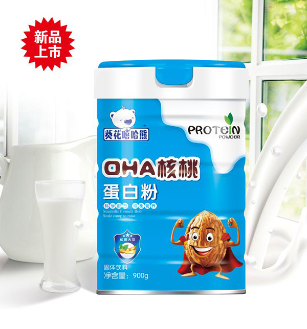葵花嘻哈熊蛋白粉 DHA核桃
