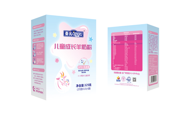 秦乳兒童成長羊奶粉 盒裝