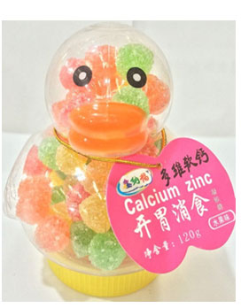 鑫納福軟糖鴨鴨造型 開(kāi)胃消食