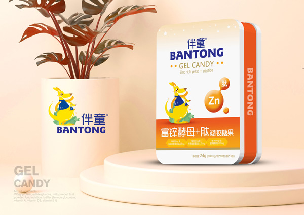 伴童富鋅酵母+肽凝膠糖果