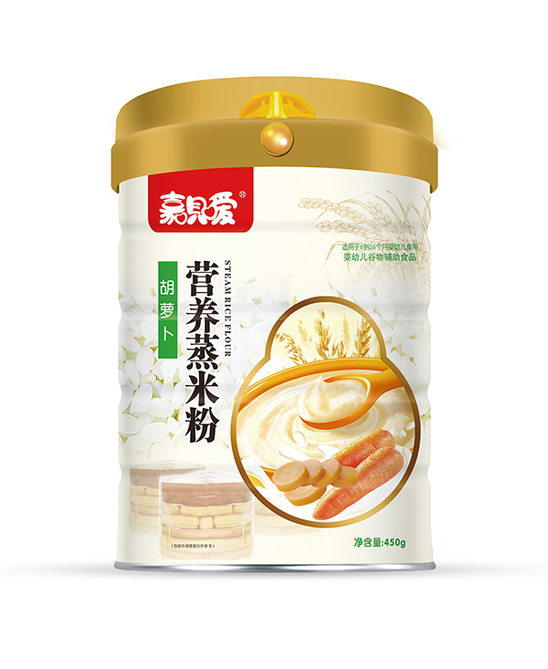 嘉唄噯營養(yǎng)蒸米粉 胡蘿卜