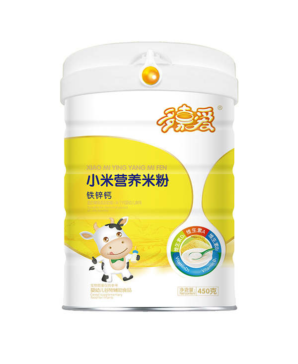 多嘉愛小米營養(yǎng)米粉聽裝 鐵鋅鈣