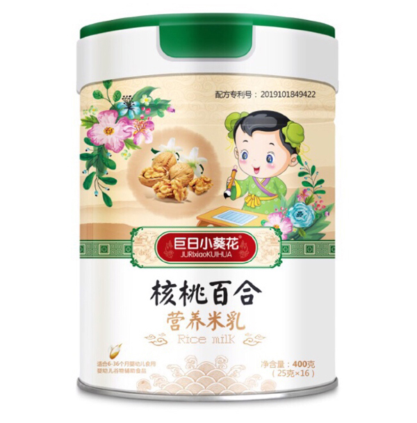 巨日小葵花核桃百合營養(yǎng)米乳