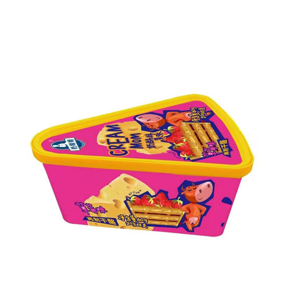 奶姆姆果味奶酪棒 草莓味三角盒裝2