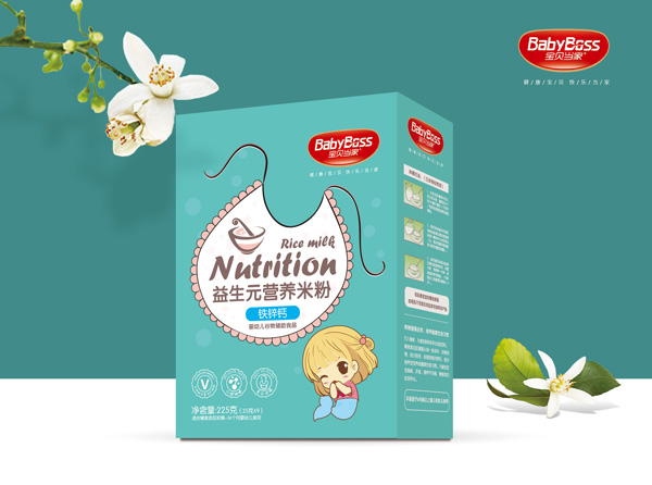 寶貝當(dāng)家鐵鋅鈣益生元營(yíng)養(yǎng)米粉 盒裝