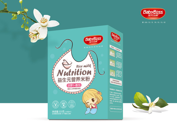 寶貝當(dāng)家胡蘿卜番茄益生元營(yíng)養(yǎng)米粉 盒裝