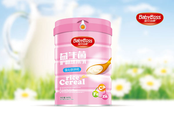 寶貝當(dāng)家強(qiáng)化鐵鋅鈣益生菌護(hù)暢蒸米乳-聽裝