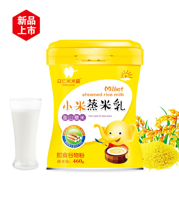 眾仁米米愛淮山薏米小米蒸米乳