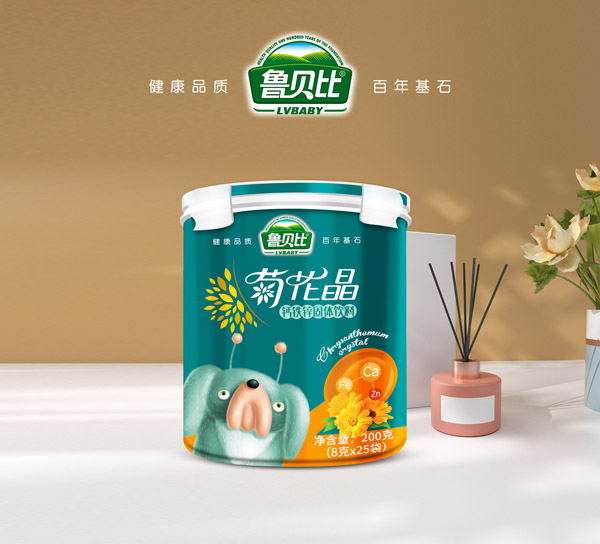 魯貝比鈣鐵鋅菊花晶