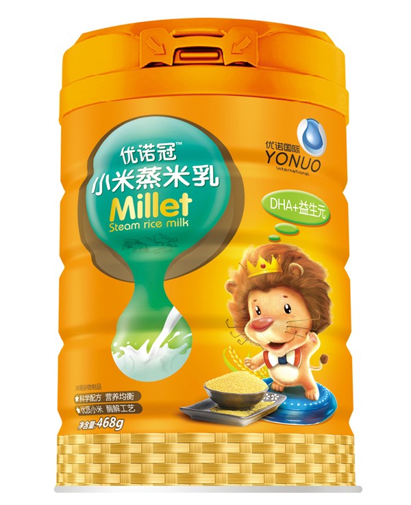 優(yōu)諾冠小米蒸米乳 DHA+益生元 聽(tīng)裝