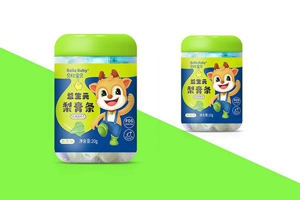 貝拉寶貝益生元梨膏條 蔬菜味