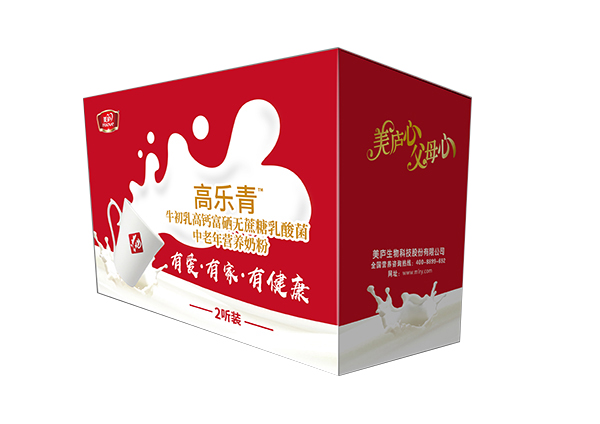 暢聰高樂(lè)青牛初乳高鈣富硒無(wú)蔗糖乳酸菌中老年?duì)I養(yǎng)奶粉2聽(tīng)裝