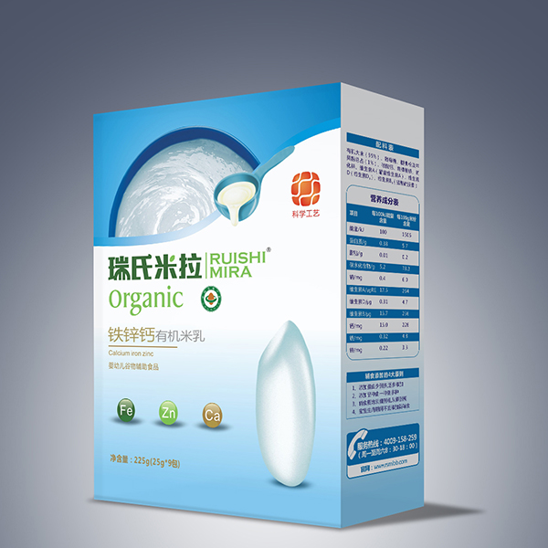 瑞氏米拉鐵鋅鈣有機(jī)米乳225g