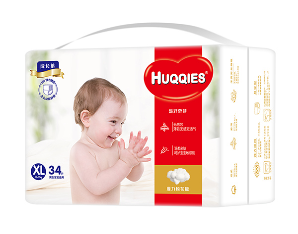 HUQQIES棉花糖系列成長褲XL