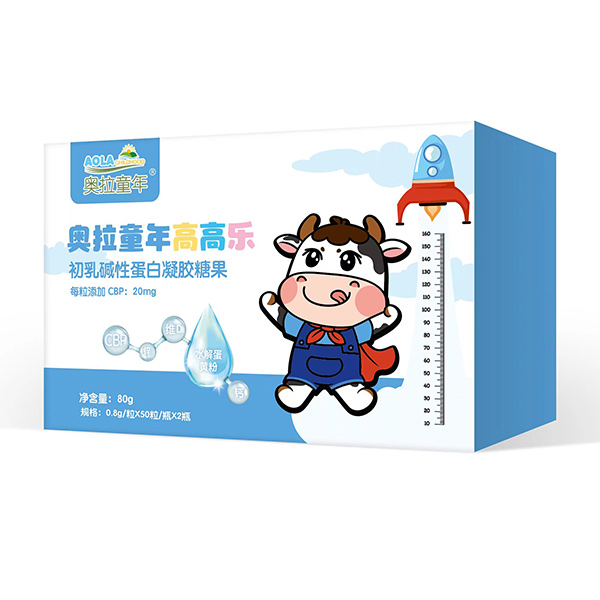 奧拉童年高高樂初乳堿性蛋白凝膠糖果