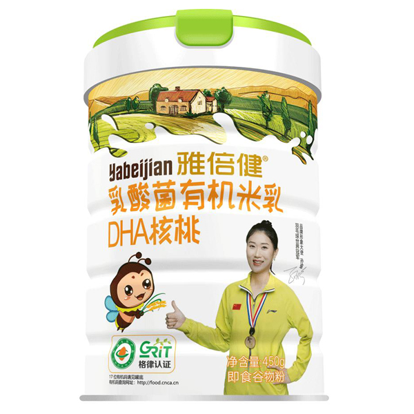 雅倍健乳酸菌有機(jī)米乳-DHA核桃