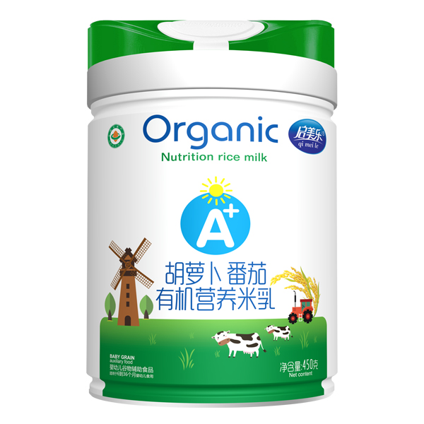 啟美樂(lè)有機(jī)營(yíng)養(yǎng)米乳-胡蘿卜番茄