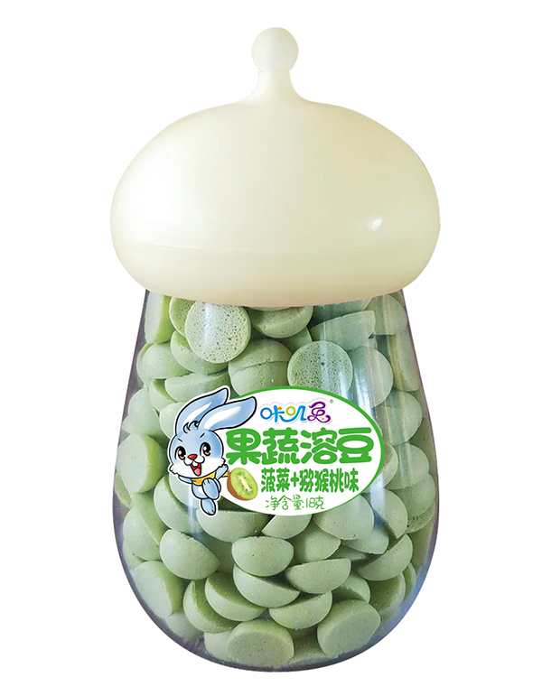 咔嘰兔果蔬溶豆 菠菜+獼猴桃味