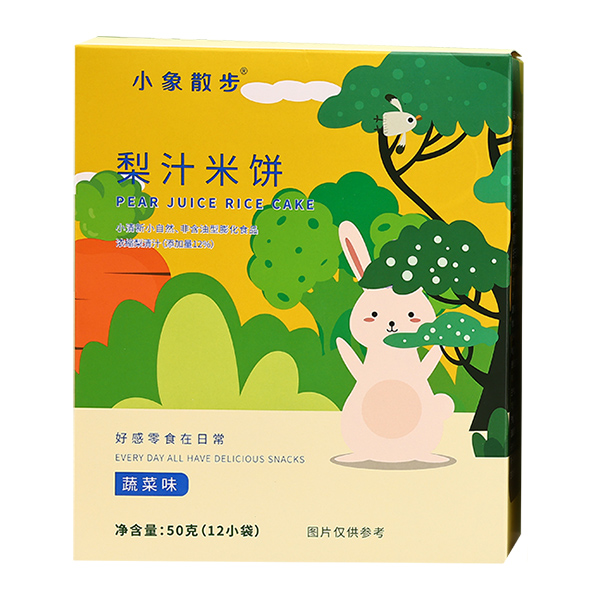 小象散步梨汁米餅-蔬菜味