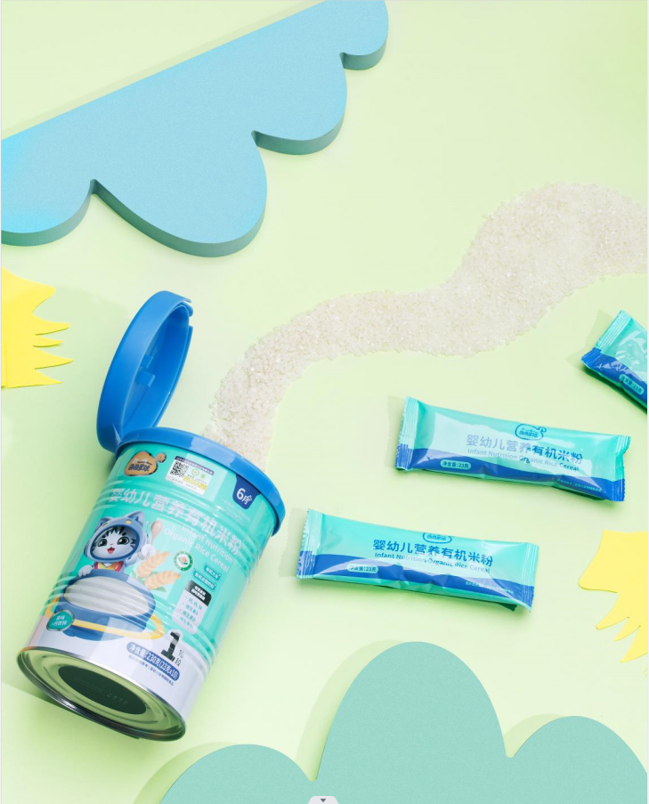 團團星球嬰幼兒營養(yǎng)有機米粉1