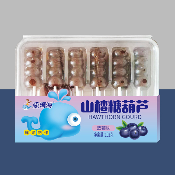 愛媽海山楂糖葫蘆 藍(lán)莓味