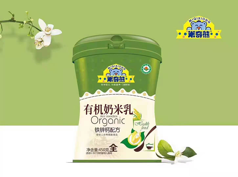 米奇熊有機奶米乳 鐵鋅鈣配方