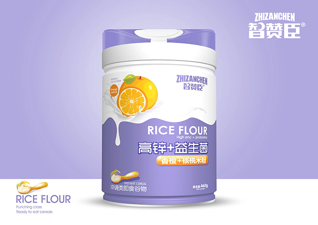 智贊臣高鋅+益生菌米粉(香橙核桃)