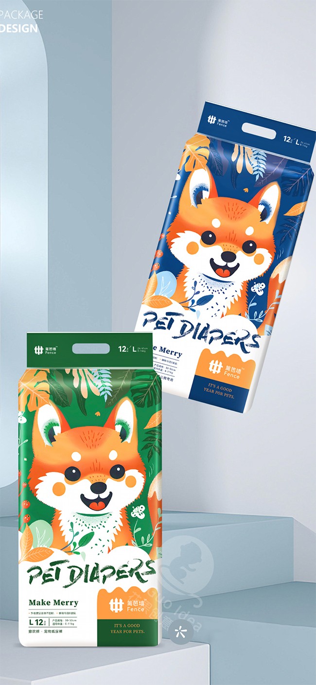 籬笆墻撒歡褲·寵物紙尿褲