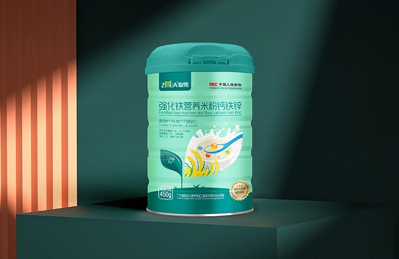 智雅強化鐵營養(yǎng)米粉鈣鐵鋅 罐裝