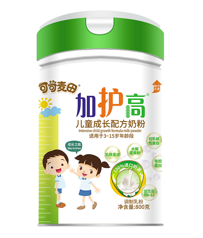 可可麥田加護(hù)高兒童成長配方奶粉